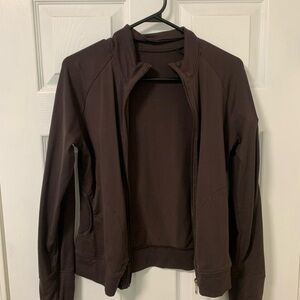Brown Zip-Up Jacket